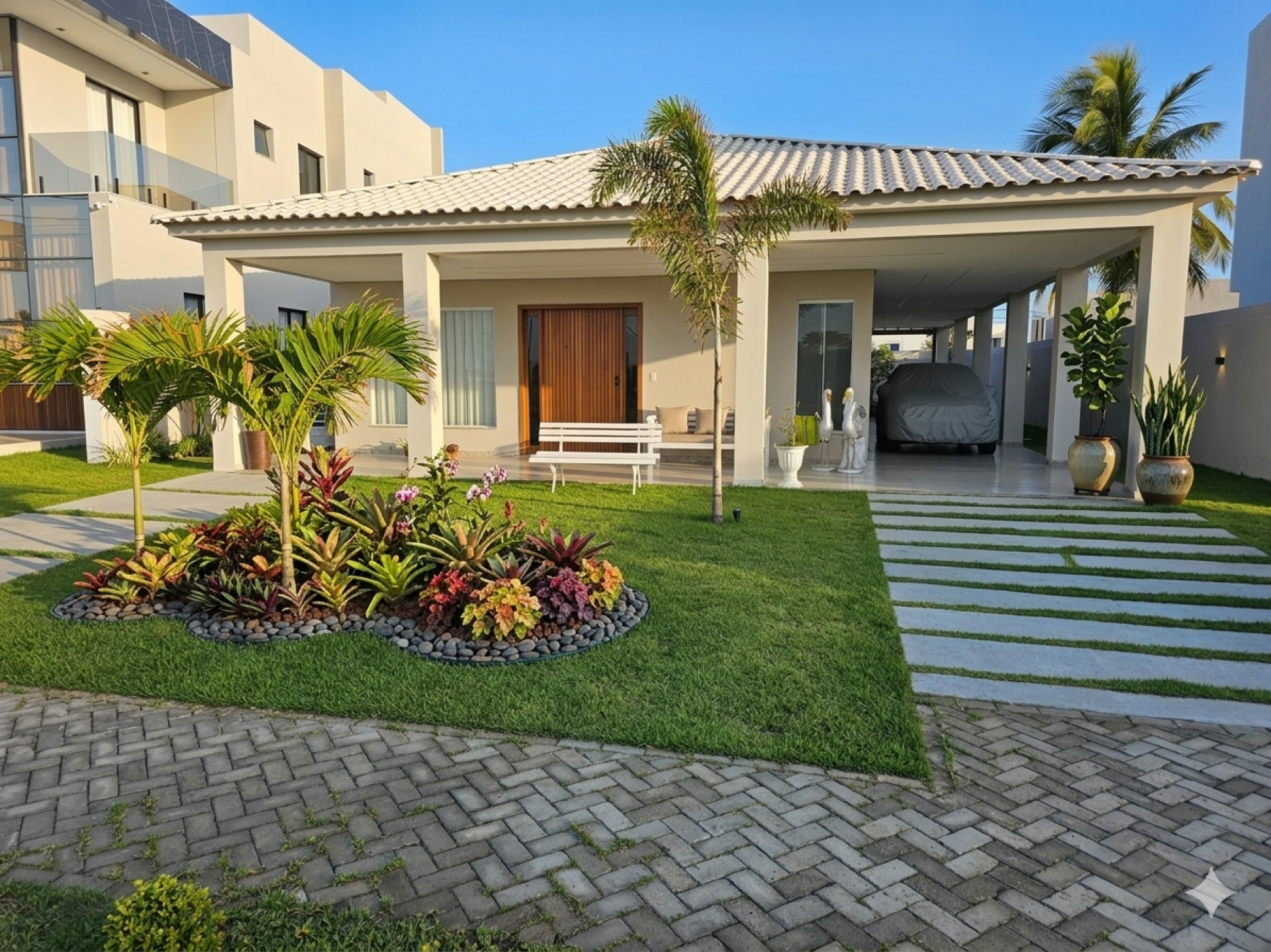 Alphaville 3/4 sendo suítes, vista pro lago