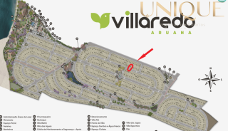 Lote no Villaredo Aruana posição Sul 250 m²