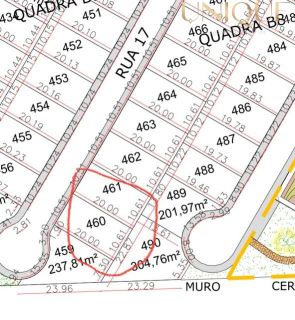 Lote pé na Areia 210m² no Villaredo Barra