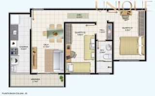 Apartamento no Horto do Santo Antônio