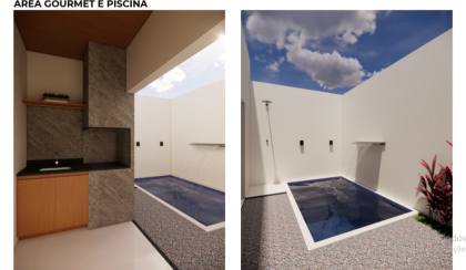 Excelente casa com fino acabamento e 3 Quartos, sendo um suíte na Aruana.