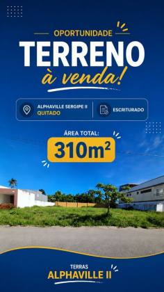 lote a venda no condomínio ALPHAVILLE 2