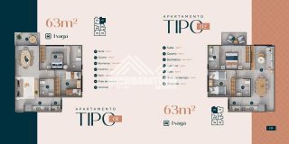 Apartamentos no Cândida Câmara