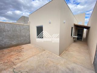 Casa em construção no Residencial Vitória
