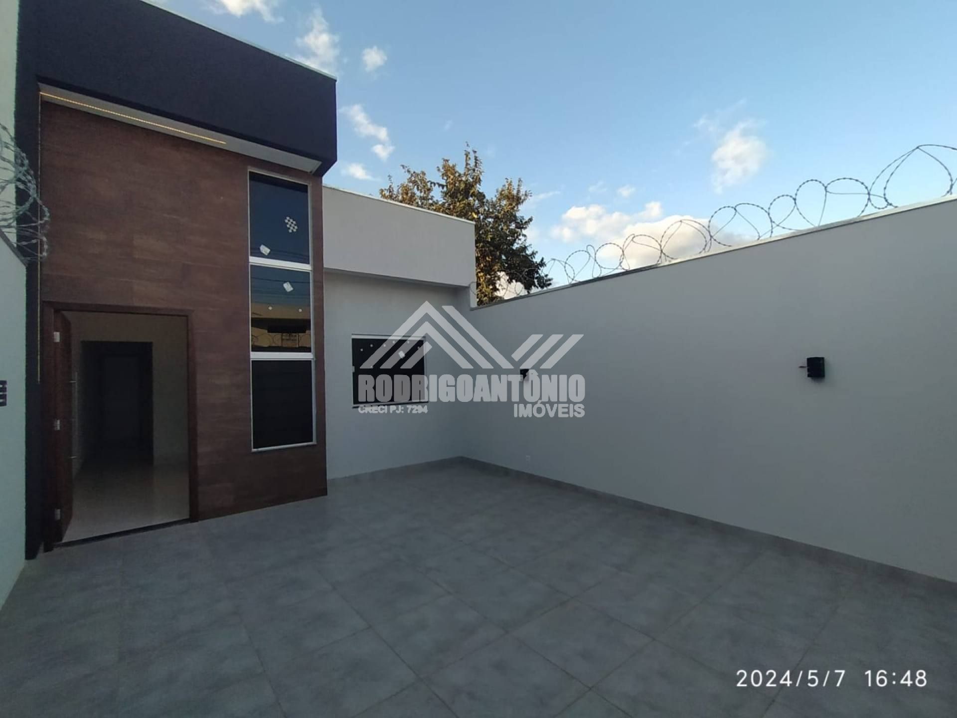 Casa em construção no Carmelo