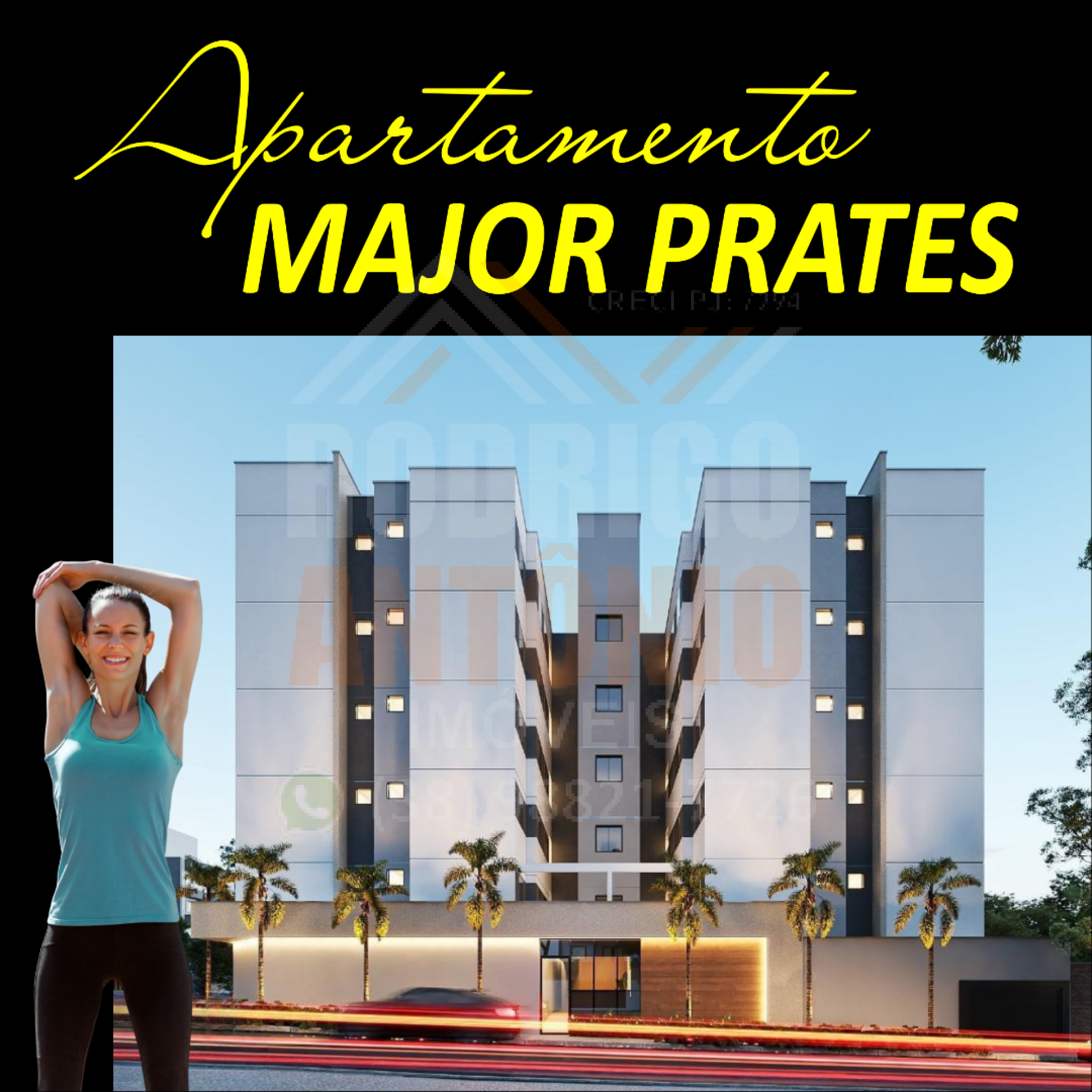 Apartamento na PLANTA, 2 quartos, 1 suíte no bairro Major Prates em Montes Claros