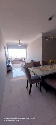 Apartamento mobiliado no Residencial Saint Sebastian na praia da Coroa do Meio, Aracaju-SE