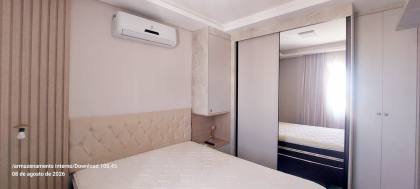 Apartamento mobiliado no Residencial Saint Sebastian na praia da Coroa do Meio, Aracaju-SE