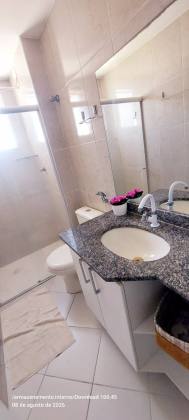 Apartamento mobiliado no Residencial Saint Sebastian na praia da Coroa do Meio, Aracaju-SE