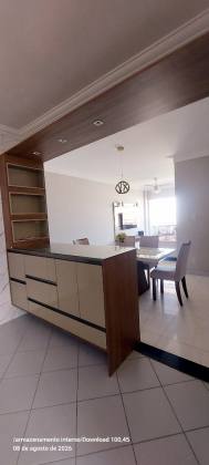 Apartamento mobiliado no Residencial Saint Sebastian na praia da Coroa do Meio, Aracaju-SE