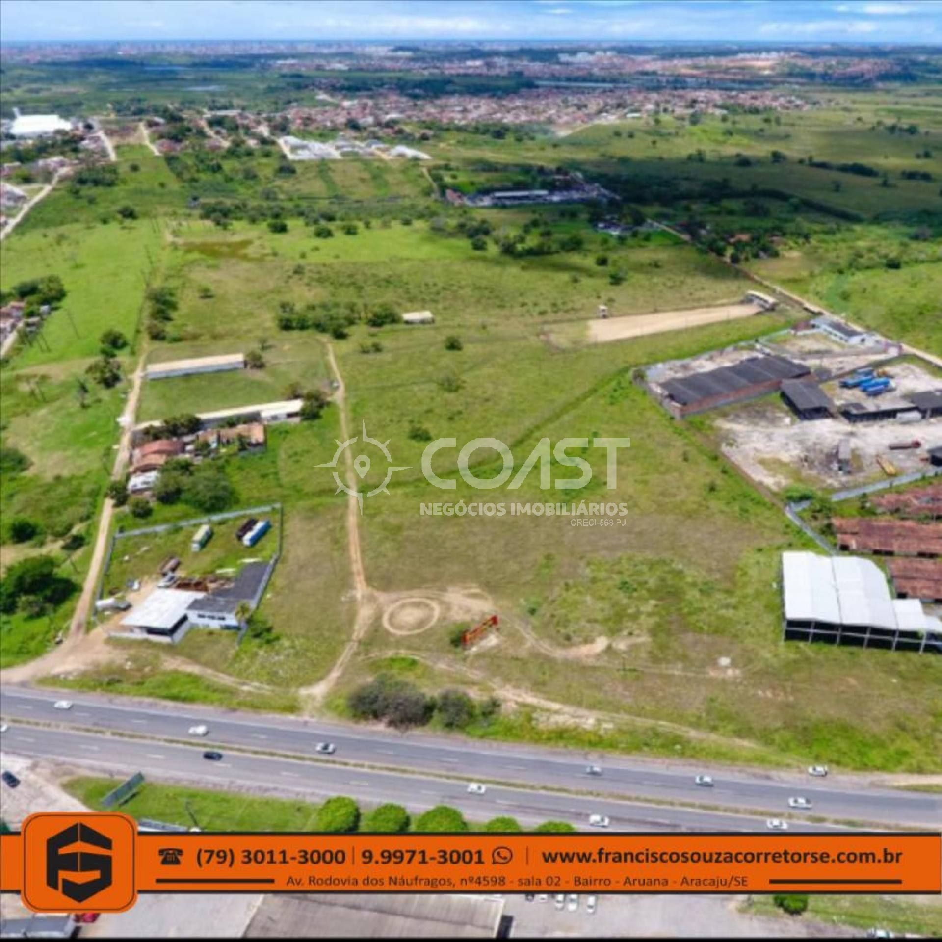 Área para Venda em Nossa Senhora do Socorro com frente para BR 101