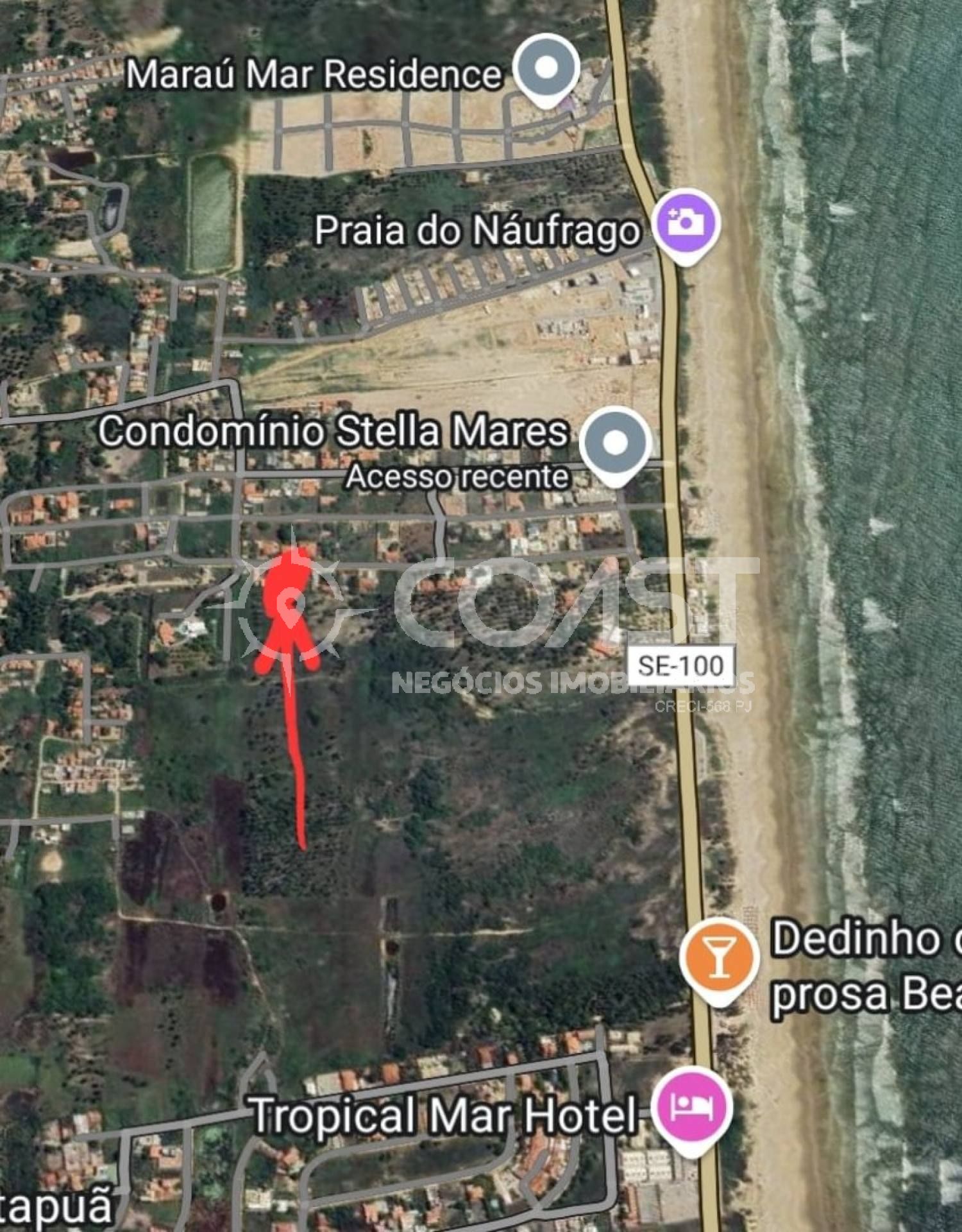 Venda de lote 330m² próximo a praia do Robalo