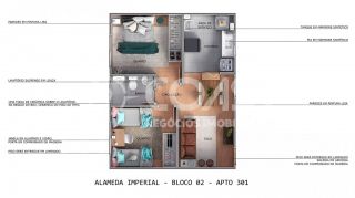 Lançamento: Apartamento 02 quartos no Marivan - Alameda Imperial