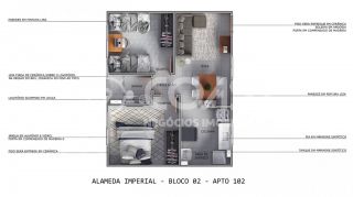Lançamento: Apartamento 02 quartos no Marivan - Alameda Imperial