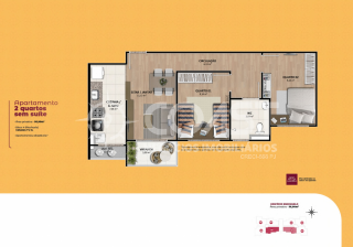 Apartamento 03 quartos na Farolândia - Residencial Del Rey CELI