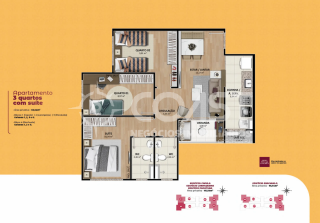 Apartamento 03 quartos na Farolândia - Residencial Del Rey CELI