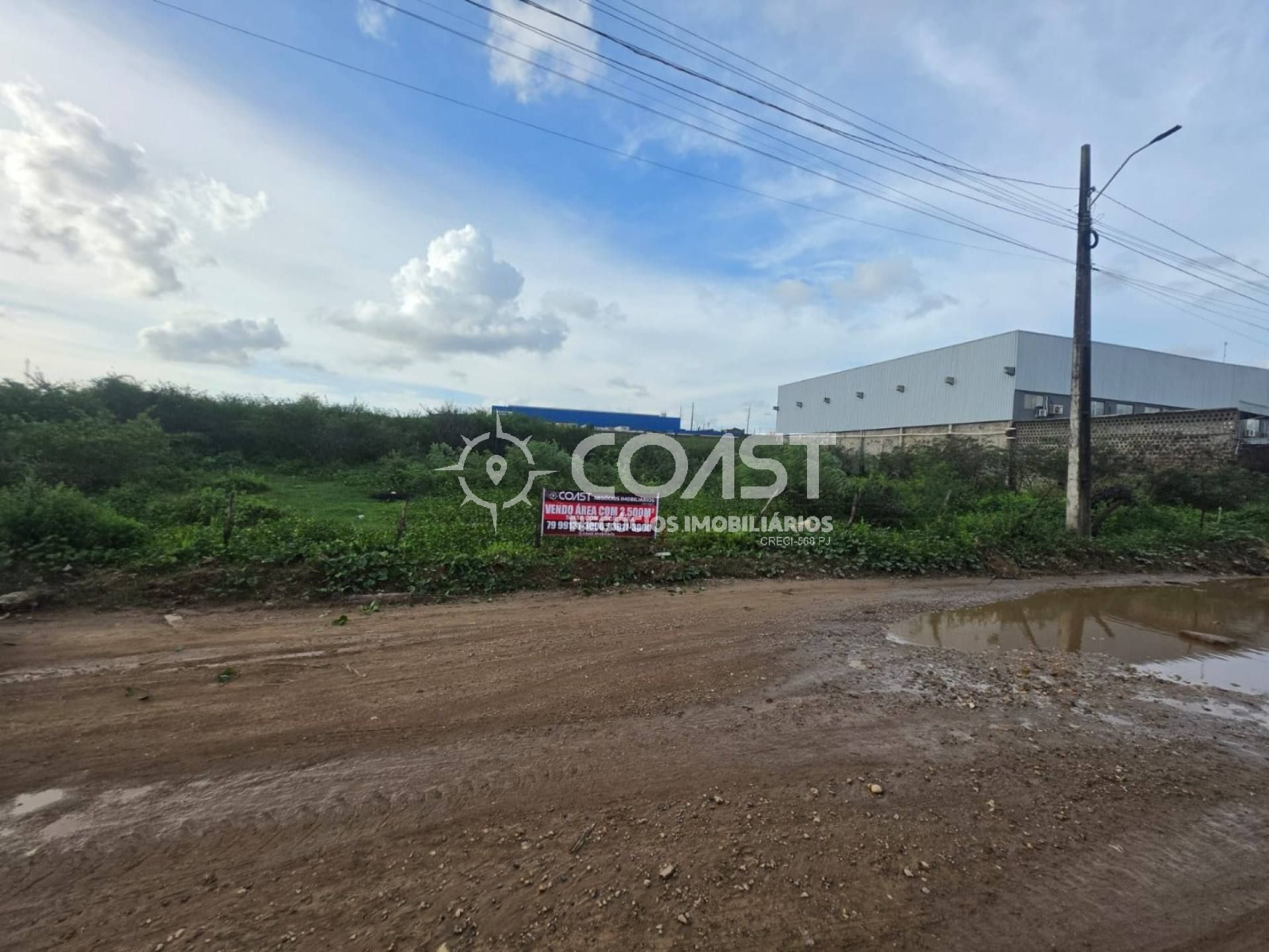VENDO ÁREA 2.500m² EM NOSSA SENHORA DO SOCORRO – ALTO POTENCIAL DE VALORIZAÇÃO