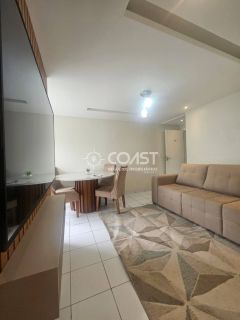 APARTAMENTO MOBILIADO COM 3/4 NO CONDOMÍNIO MAR DE ARUANA I