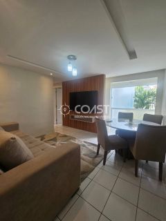 APARTAMENTO MOBILIADO COM 3/4 NO CONDOMÍNIO MAR DE ARUANA I