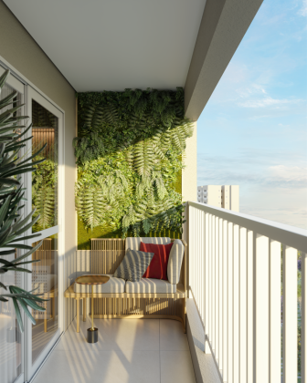 Vila do Paraíso | Apartamento 2 quartos em Paulista
