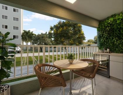 Vila do Paraíso | Apartamento 2 quartos em Paulista