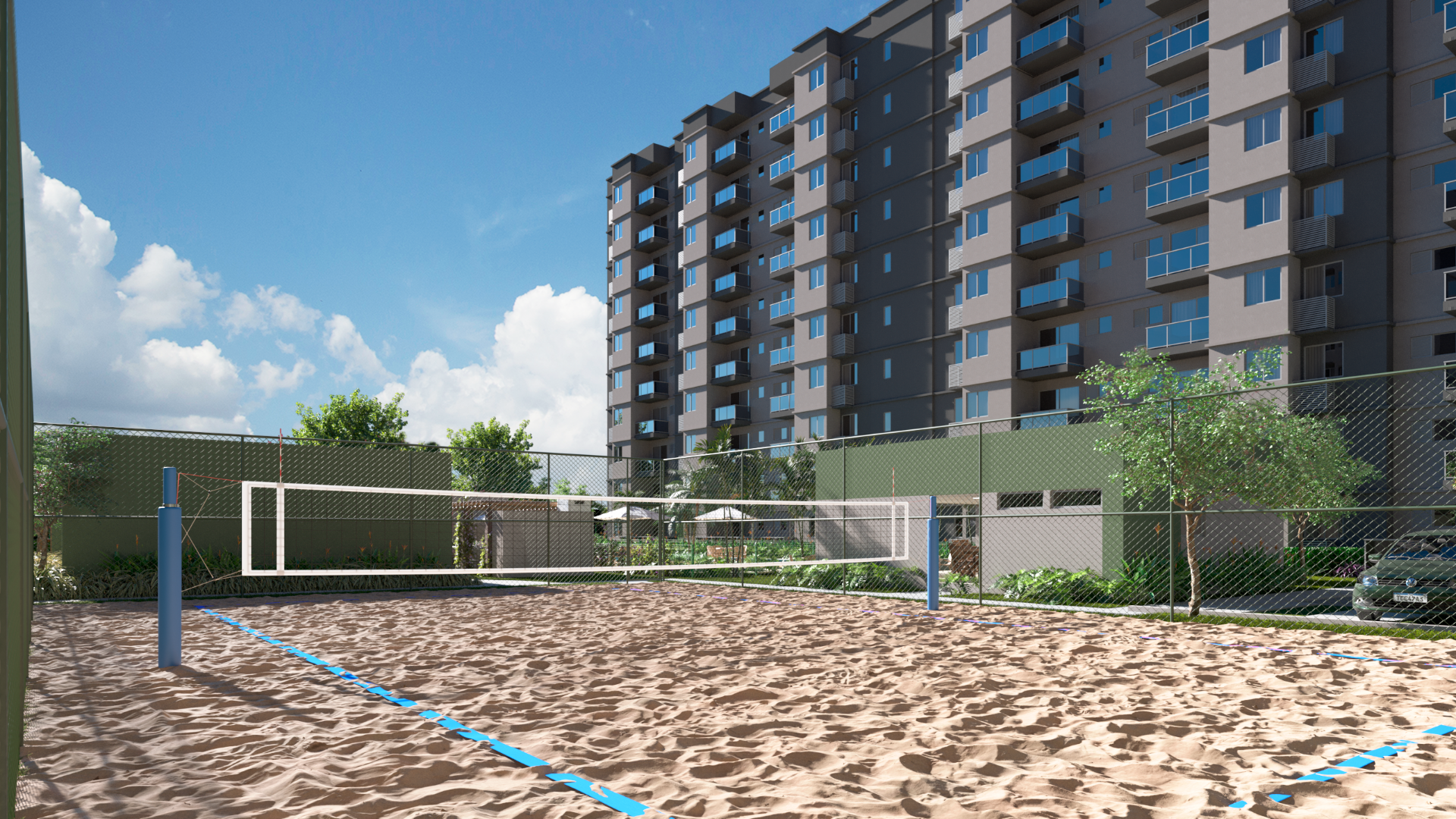 Aurora dos Pássaros l 2 quartos no centro de Paulista