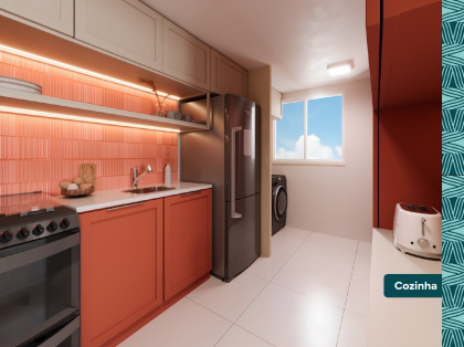 Residencial Vienna l 2 quartos no centro de Paulista!