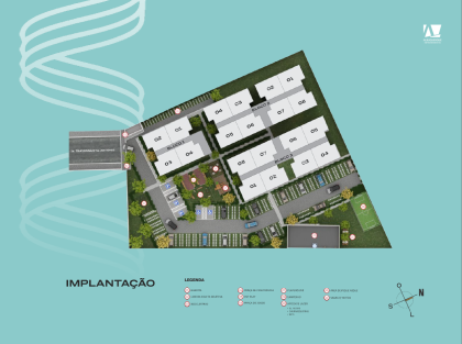 Residencial Vienna l 2 quartos no centro de Paulista!