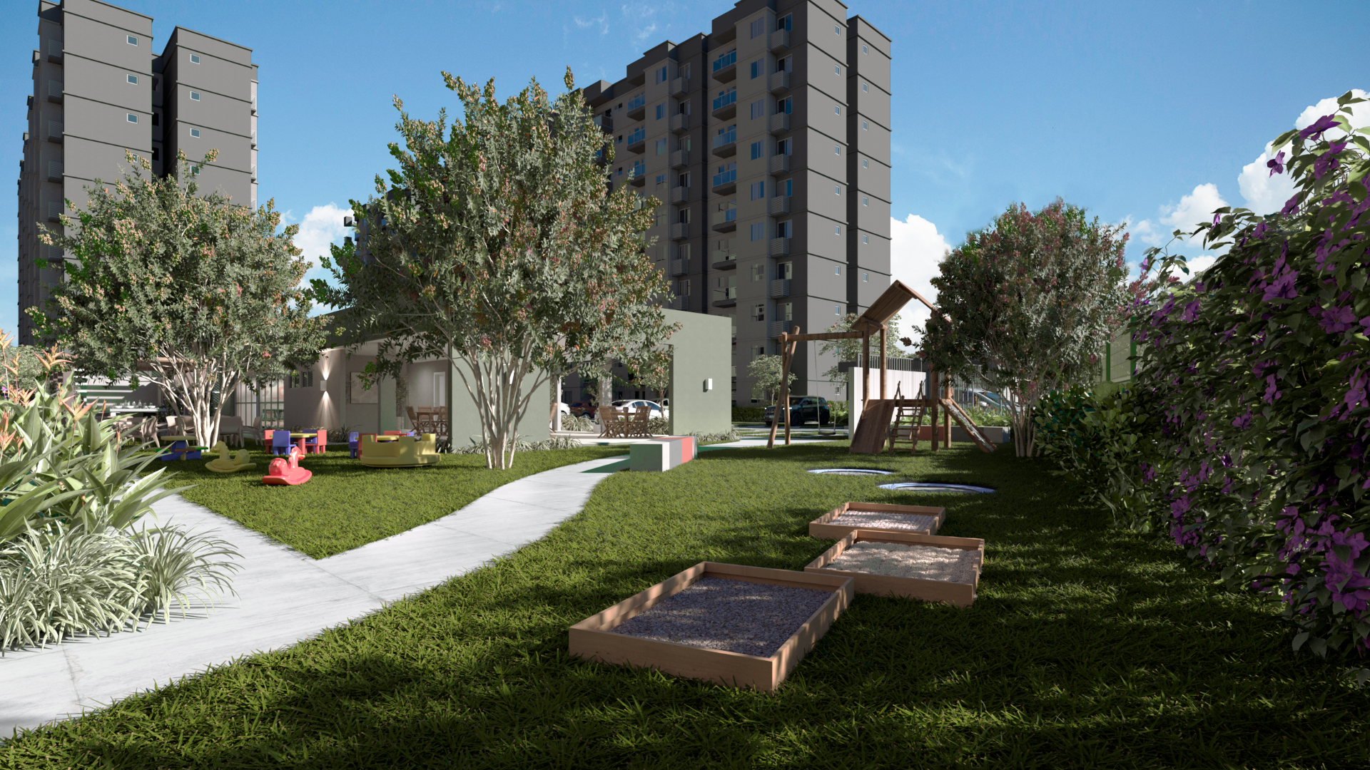 Aurora dos Pássaros l 2 quartos no centro de Paulista com entrada facilitada!