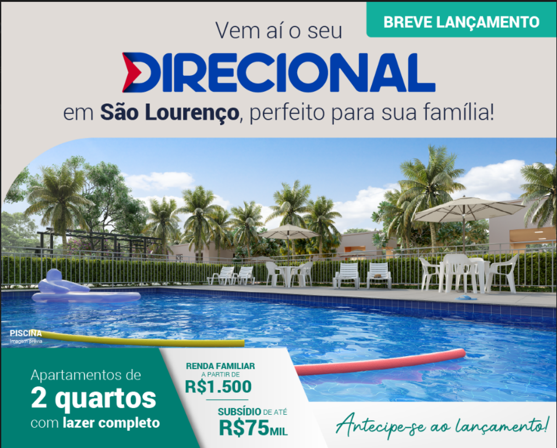 Direcional Viva Vida São Lourenço Zero Entrada