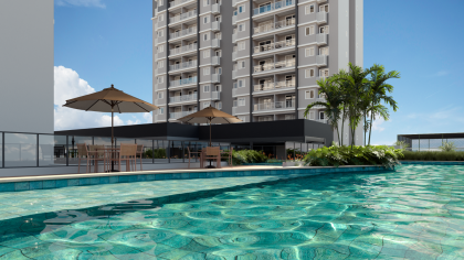 Pátio Solare, 2 quartos, suíte e varanda / 400m do Shopping Recife