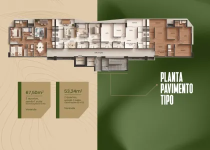 Praça Dos Ipês| Lançamento Campos Gouveia | 2 e 3 quartos | Encruzilhada