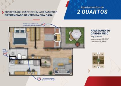 Viva Vida Brisas de Igarassu | Apartamento Para Vender no Bairro de Santa Luzia em Igarassu