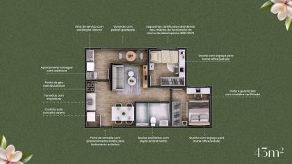 Janga Garden Residence/Apartamento Para Vender no bairro do Janga em Paulista