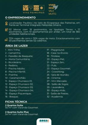 Viva Paineiras | apartamento no Centro de Paulista