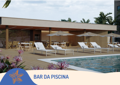 Maria Farinha Flats Residence – Studios, 2 e 3 Quartos com Lazer de Resort