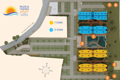 Maria Farinha Flats Residence – Studios, 2 e 3 Quartos com Lazer de Resort