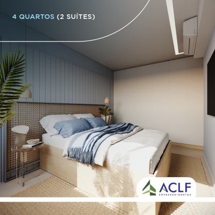 Sky Beach Living | 128m2 | 4 Quartos | Lazer Completo