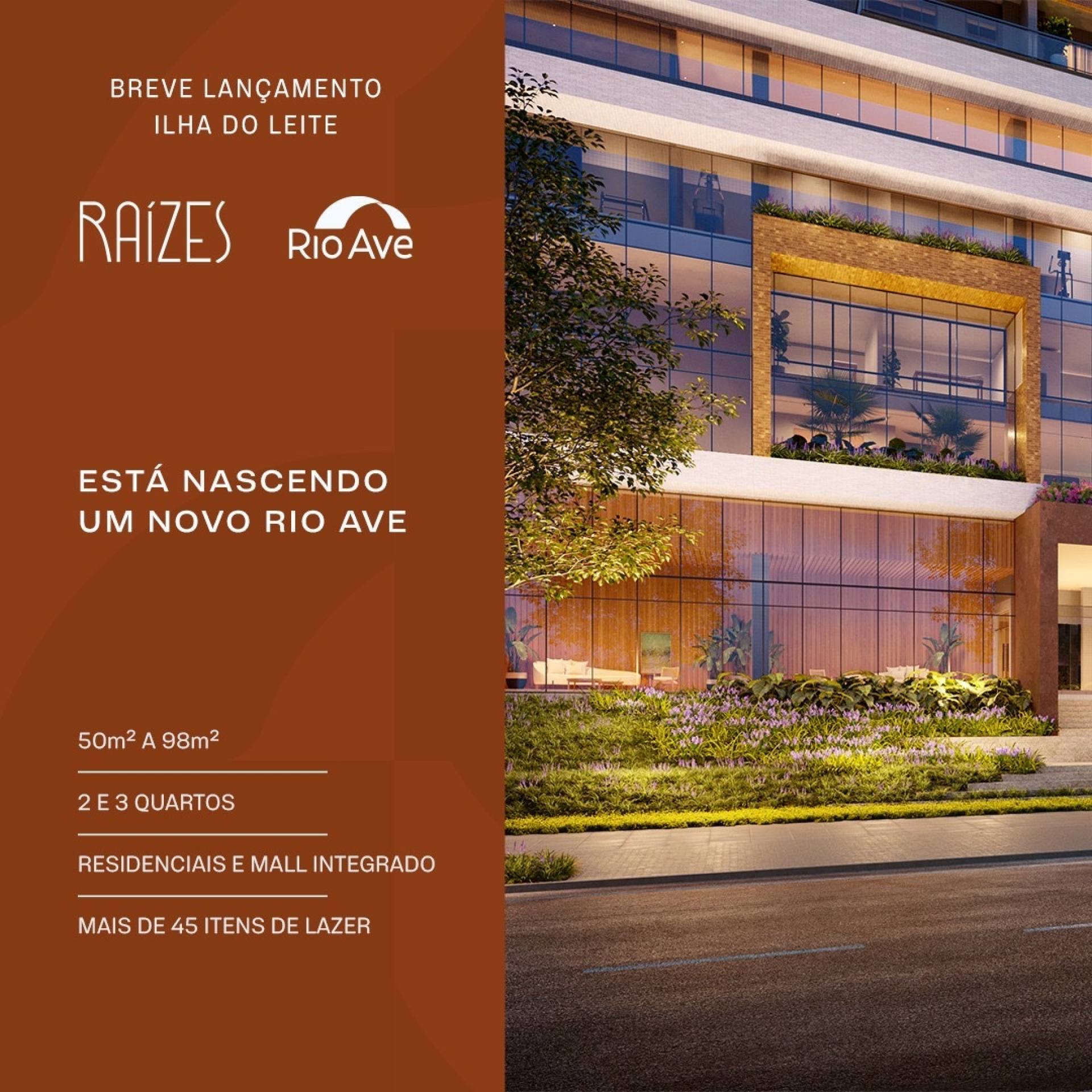 Raizes | Elegância, Natureza e localização perfeita | Ilha do leite - Recife