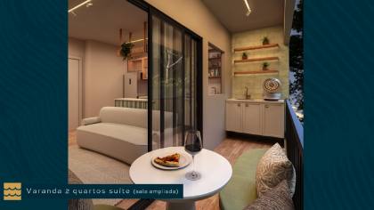 Viva paineiras | Apartamento suíte com varanda gourmet