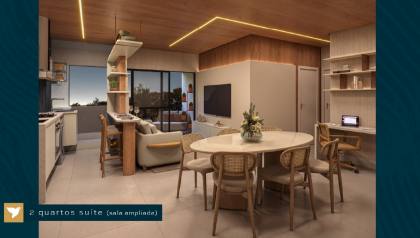 Viva paineiras | Apartamento suíte com varanda gourmet