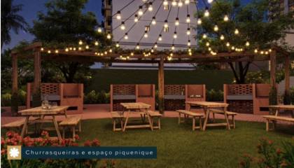 Viva Paineiras | 2 quartos 1 suíte | 32 itens de área de lazer