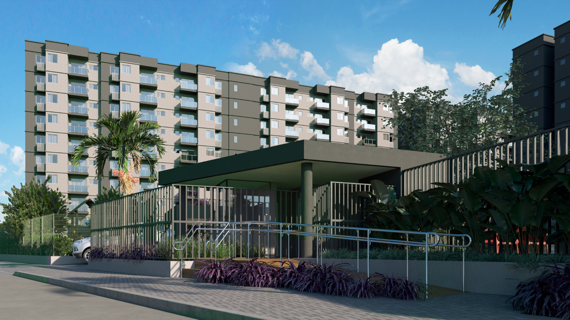 Aurora dos Pássaros | Apartamento dois quartos no centro de Paulista