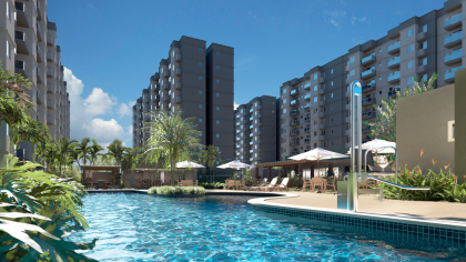 Aurora dos Pássaros | Apartamento dois quartos no centro de Paulista