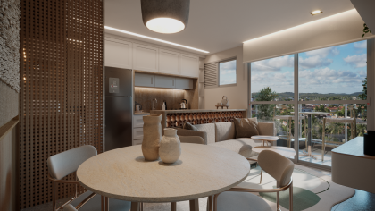 Aurora dos Pássaros | Apartamento dois quartos no centro de Paulista