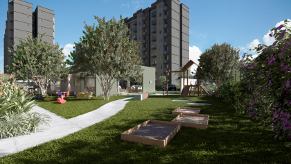 Aurora dos Pássaros | Apartamento dois quartos no centro de Paulista