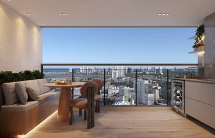 Boa Vista Boulevard | Apartamento 3 quartos com suíte no centro do Recife