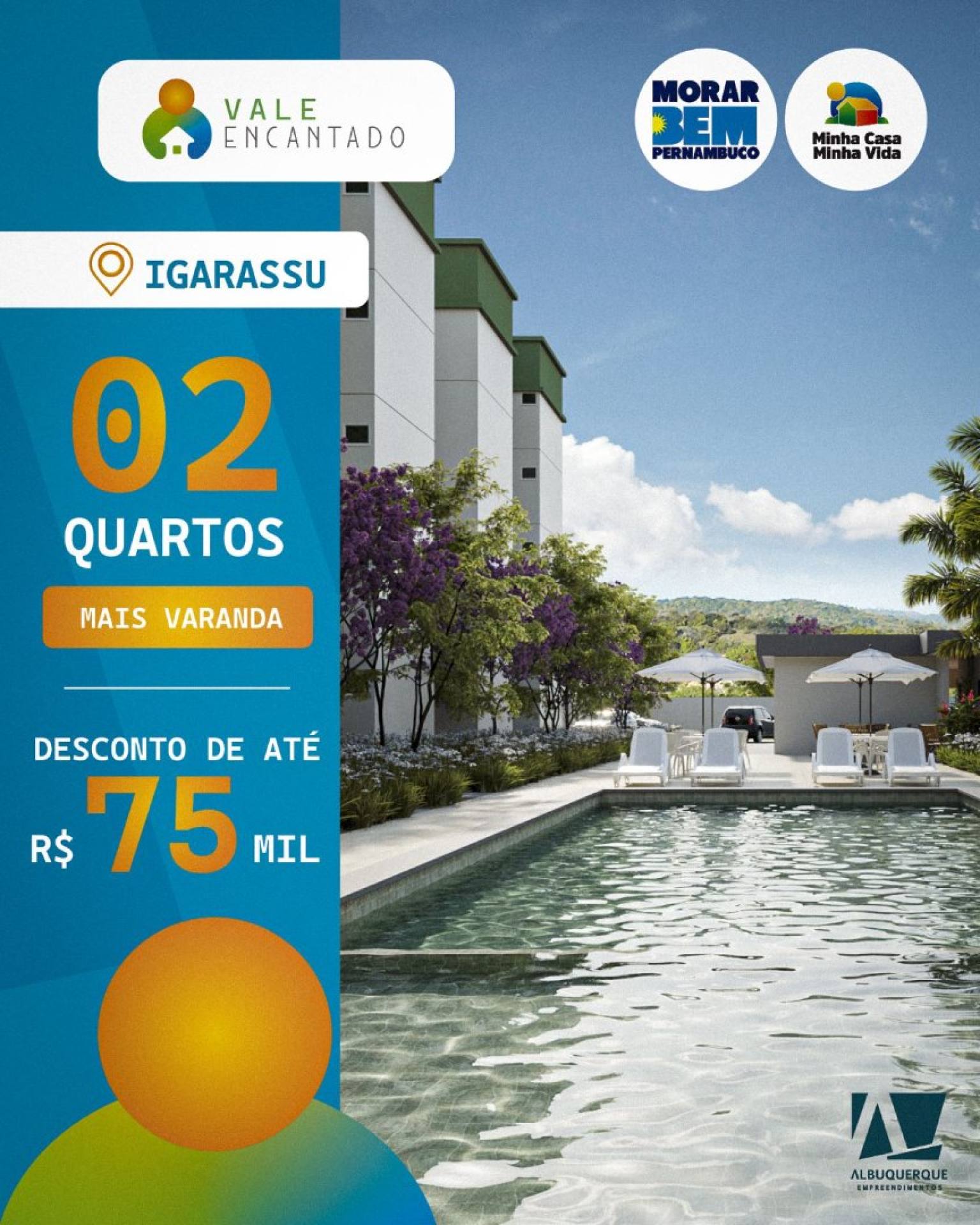 Residencial Vale Encantado - Apartamento em Igarassu