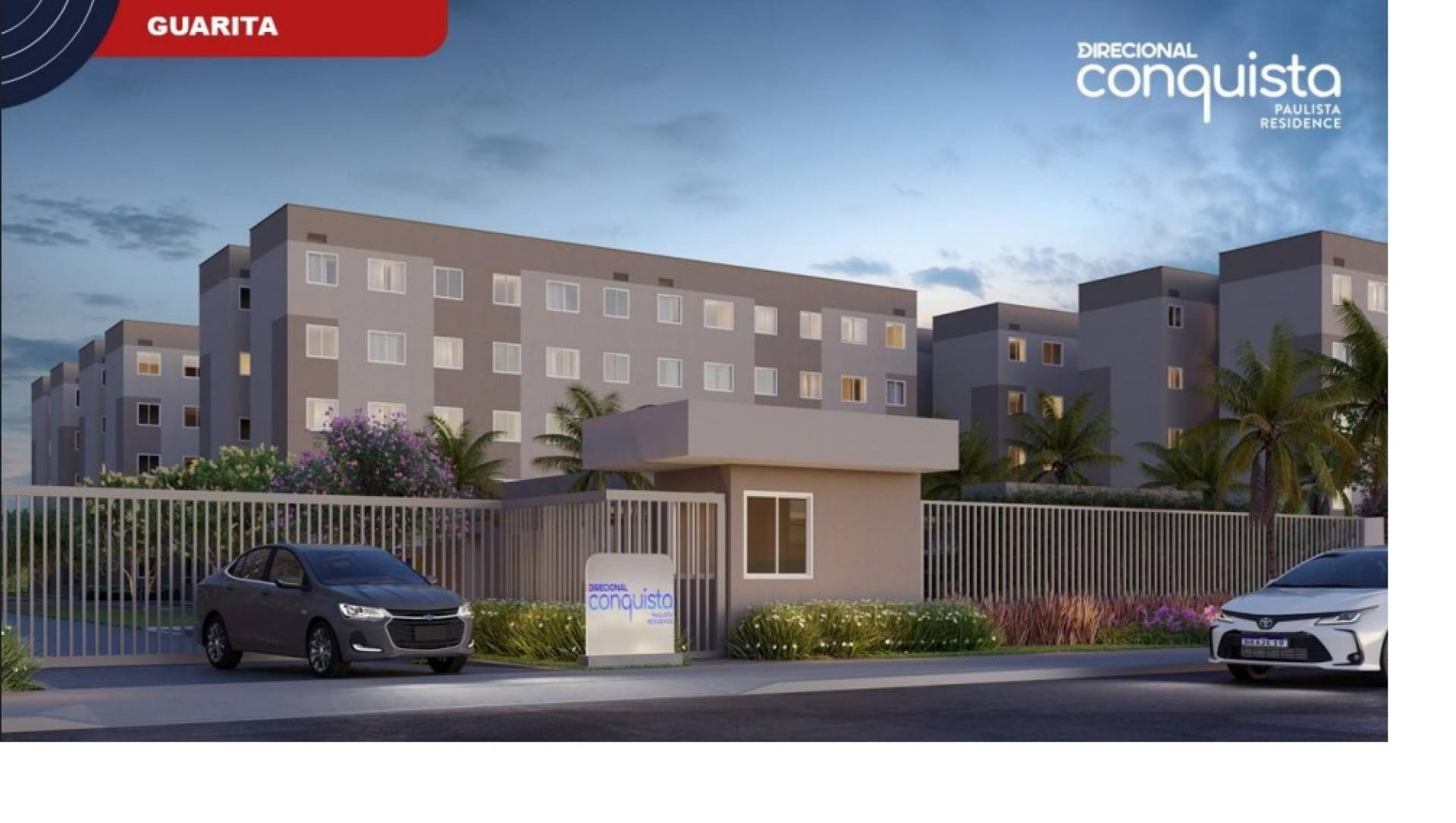 Conquista Paulista Residence / Apt com 2 quartos e laser completo