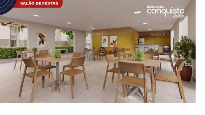 Conquista Paulista Residence / Apt com 2 quartos e laser completo